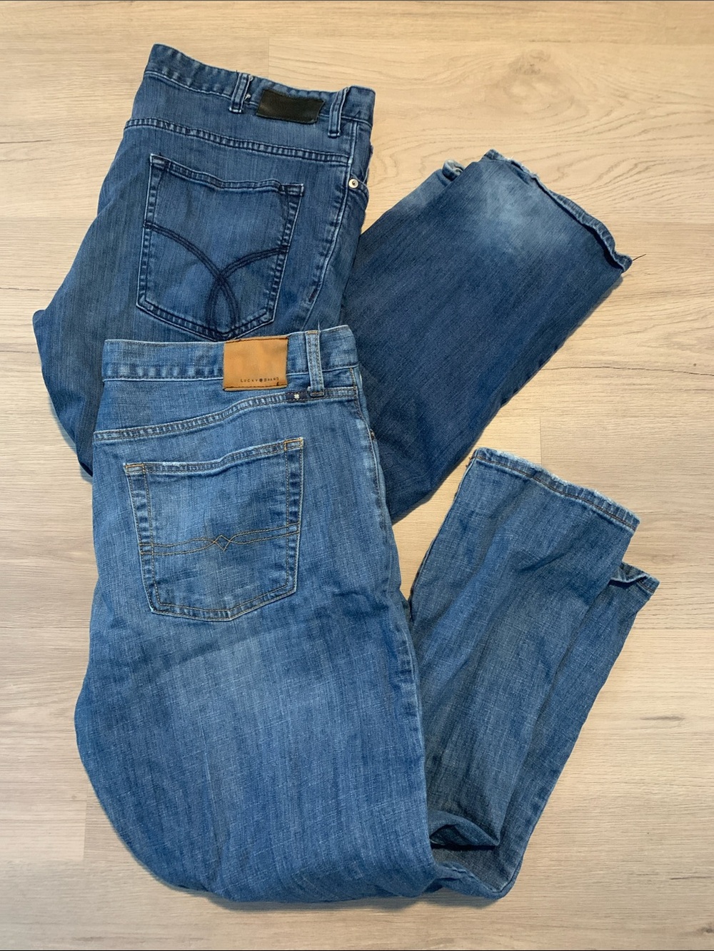 Men's Lucky Calvin Klein jeans straight Fit mens 40/30